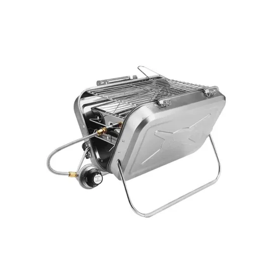 High-Quality Outdoor Gas and Charcoal BBQ Grill: Stainless Steel Portable Stove