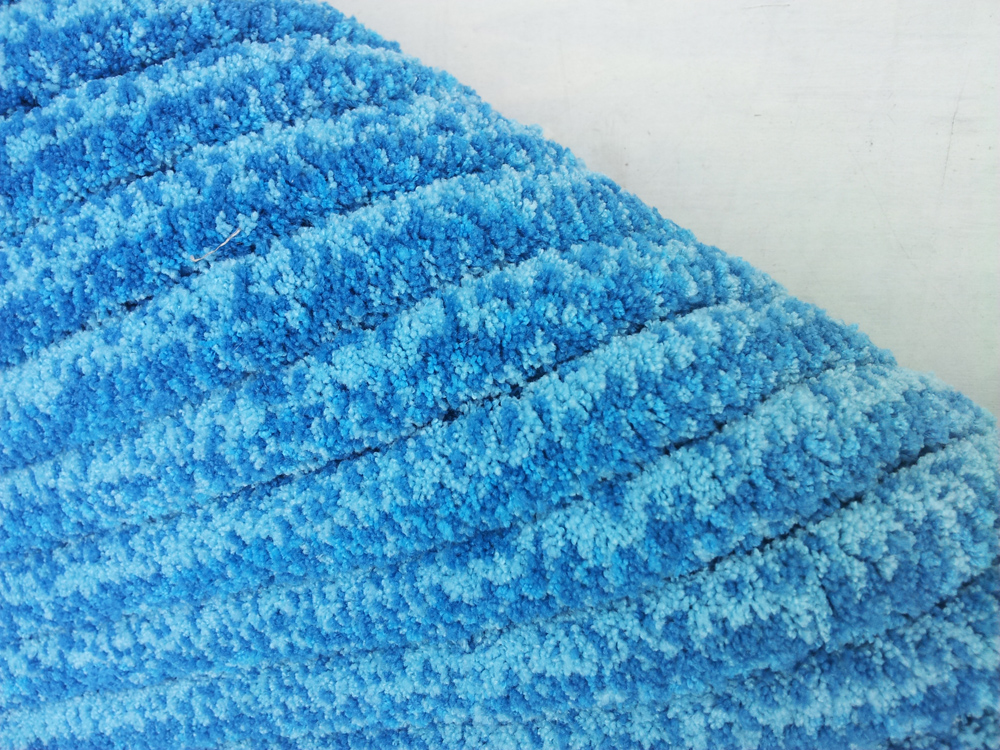 microfiber rugs short pile with loop blue