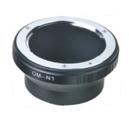 Camera bayonet lens adapter ring OM to N1