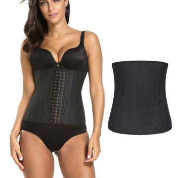 Corsetto da allenamento da donna in acciaio con lattice in osso nove