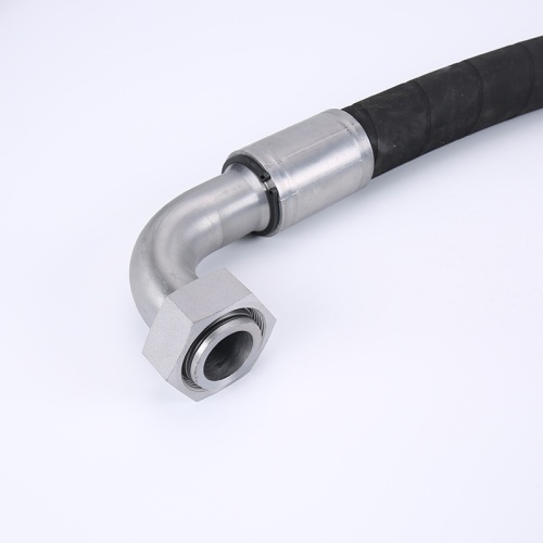 Hydraulic Steel Wire Braided Rubber Hose Rubber Hydraulic hose assembly Manufactory