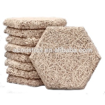 soundproofing materials wood wool ceiling for interior decoration