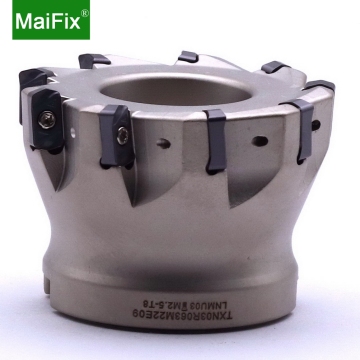 Maifix EXN03R 50 63 mm CNC Lathe Machine Alloy End Mill LNMU Double Side Inserts Fast Feeding Face Milling Cutter" 

However, for better search engine optimization and clarity, consider shortening it to:

"Maifix EXN03R 50-63mm CNC Face Milling Cutter wit