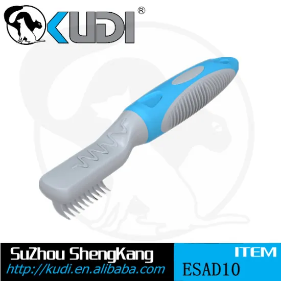 2015 hot selling pet products plastic handle dog grooming comb