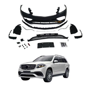 X166 Stoßfänger Voller Set für Mercedes-Benz GLS-Klasse GL350 GL400 GL500 GL550 GLS63 AMG Body Kit