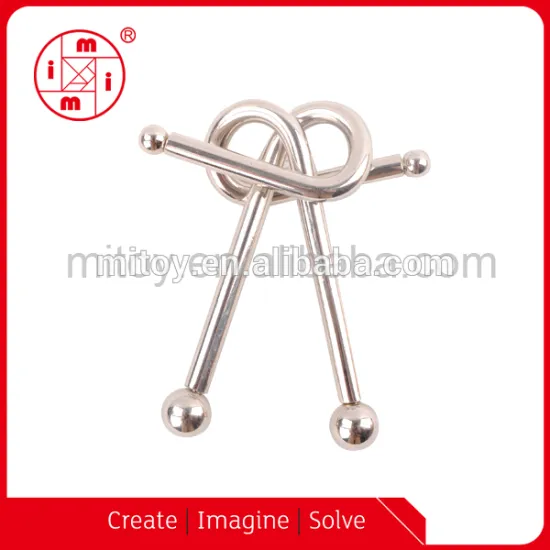 factory production ICTI certification iq toy intelligence toy metal puzzle