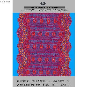 beautiful nylon and spandex rayon lace