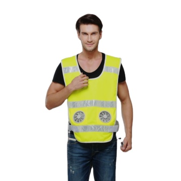 Custom Summer High Visibility Air Conditioned Fan Cooling Vest with Reflecting" 

However, for better search engine optimization and readability, you might consider:

"High Visibility Air Conditioned Fan Cooling Vest for Summer with Reflective Design