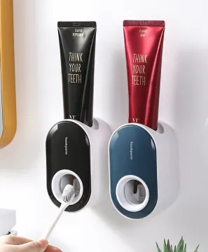 1Pcs Automatic Auto Squeezer Toothpaste Dispenser Hands Free Squeeze Out Bathroom Accessories Home Appliances Sorting Organizer