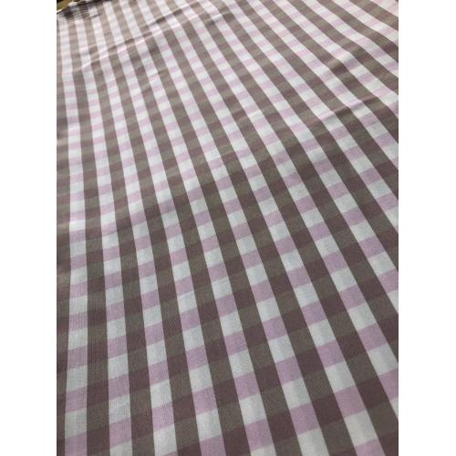 polyester yarn dyed check design fabric