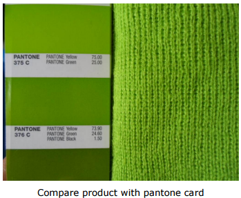 compared color