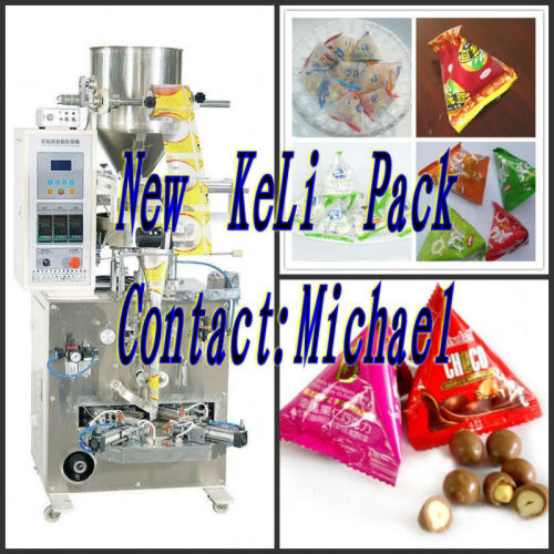 Triangle bag snacks packaging machine