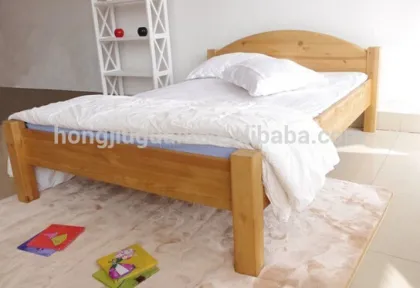 Single bed,Pine wood single bed, bedroom furniture single bed