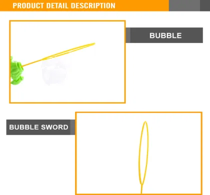 38CM Colorful soap bubble water bubble sword