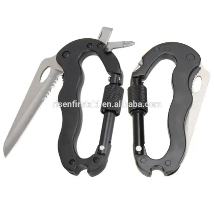 Multifunction Aluminum Carabiner Keychain/Climbing Carabiner/Outdoor Survival Carabiner