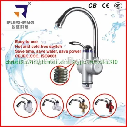 Electric heating water faucet