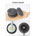 Replaceable Long-Handled Wire Cleaning Ball Brush