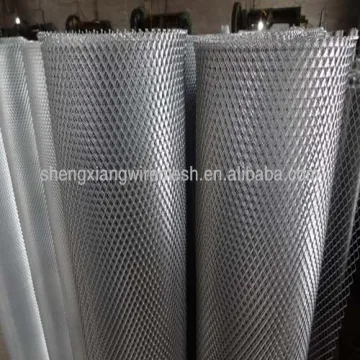TUV certificated galvanized carbon steel expanded diamond mesh