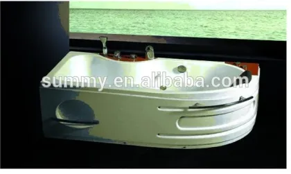 Acrylic bathtub tray with massage and spa