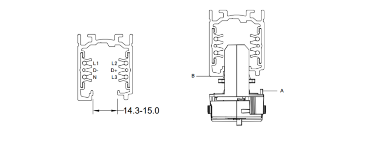 3 Phase DALI 42W 6