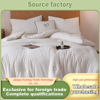 Raw Cotton Soy Quilt for Cozy Sleep