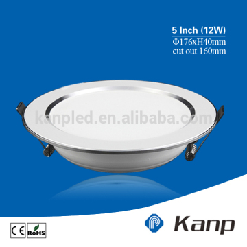 12W Residential Home Ceiling Round Back Light Led Downlight