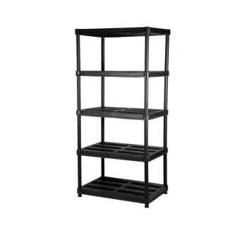 5 Tier Heavy Duty 36x24 Inch Plastic Shelves