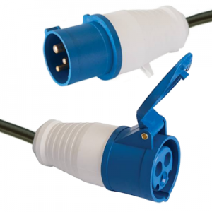 Industrial power Leads Cables IP44 Extension 16amp 240 volt 1.5mm