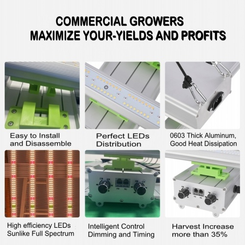 Full Spectrum Strip Dimmable 600W LED Grow Light