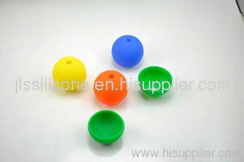 Red Color Silicone Cool Ice Mould Whisky Drinkers Drinking Round Ball Mold 