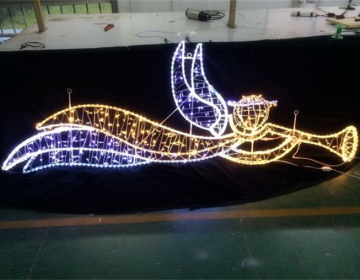 Outdoor Lighted Angel Christmas Decorations for Your Street