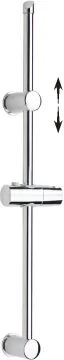 Stainless Steel Shower Rod Sliding Rail Bar