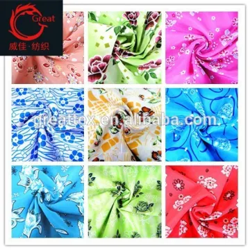 Low price printed poly koshibo fabric china supplier for girl dress