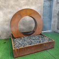 CORTEN steel water bowl decorative garden fountain/waterfall