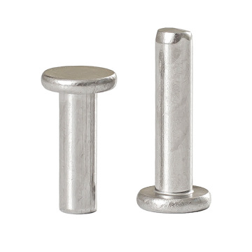 Zhixin China High Strength Solid Pin Countersunk Head Solid Semi-Tubular Aluminum Rivets