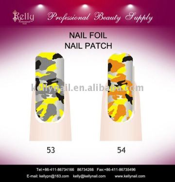 disruptive pattern nail patch NAIL FOIL