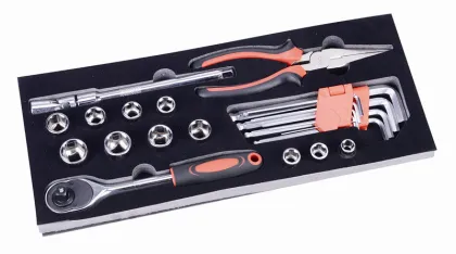 professional car repaire tools set in tool case
