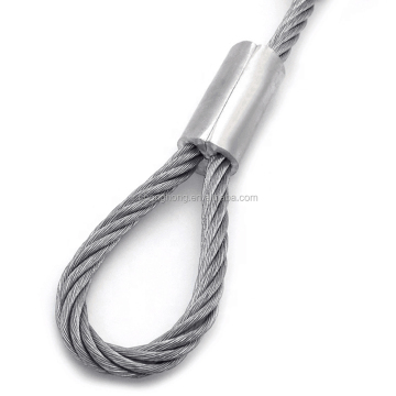 Ungalvanisierte Schlinge 6x19 12 mm 4,0 mtr Drahtseilschlungen