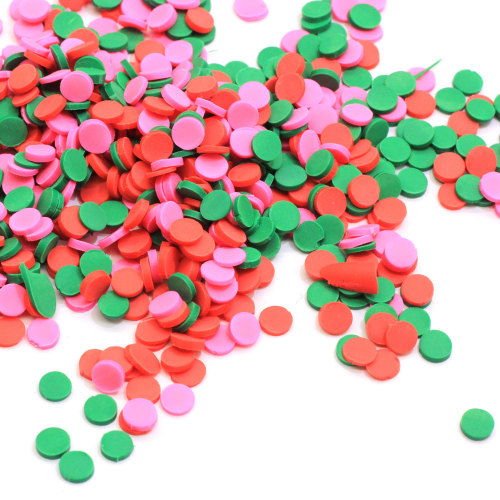 500g Coffee Round Shape Slice Soft Polymer Clay Sprinkles For Slime Supplies Cake Decoration DIY Nail Arts Accessories