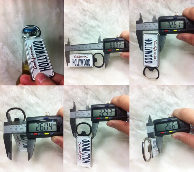 2014 Customized Metal Key Chain Bottle Opener