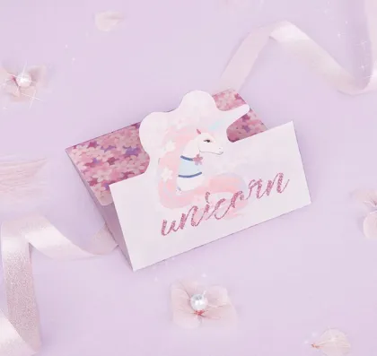 Fancy unicorn greeting cards