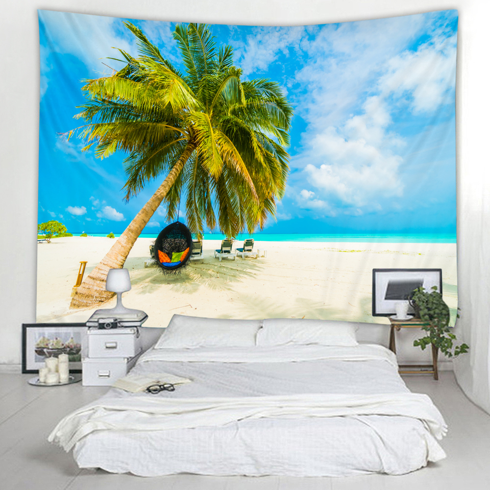 3D Beach Decorative tapestry2024-0 (6)-04