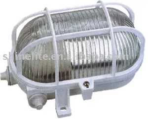 Plastic oval bulkhead light