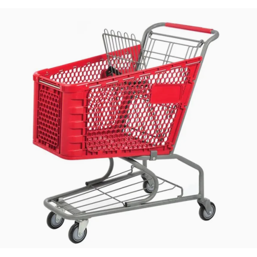 100L-250L American Style Supermarket Plastic Shopping Carts
