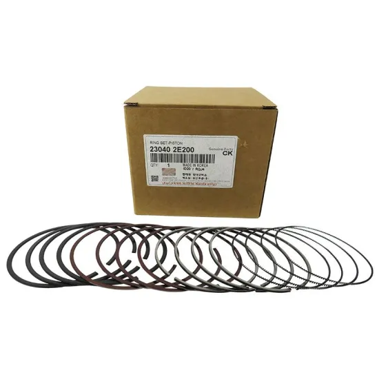 Oversize Engine Piston Rings G4NA, G4NB, G4NC: Sizes 23040-2e000, 23040-2e200+0.5, 23040-2e500, and 23040 & 2E200