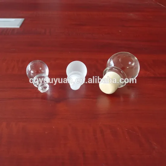 Wholesale different size glass perfume bottles stoppers