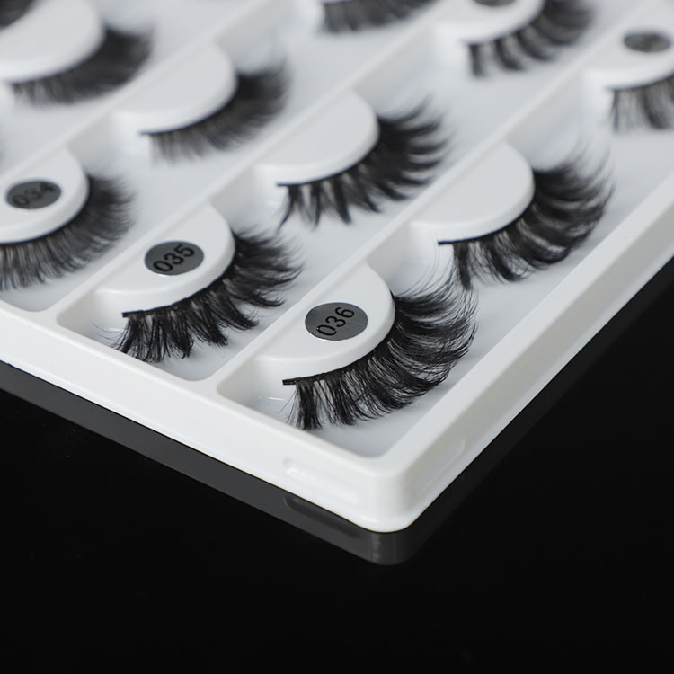 extension private label synthetic silk false eyelashes