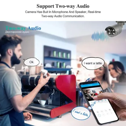 Weatherproof Security Alarm with CCTV Camera Set - Surveillance & Network Video Camera Systems