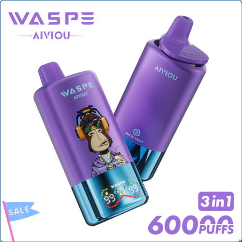 60000 Puffs Waspe Triple Flavors Hot Sale Germany
