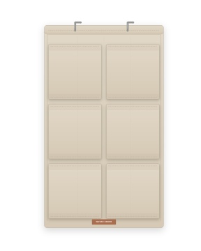 6 Pockets Wall Hanging Storage Organizer No Drill